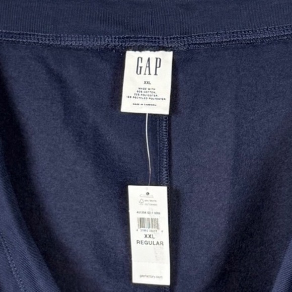NWT Gap Logo Straight Sweatpants, Uniform Navy, Size XXL - Picture 7 of 9